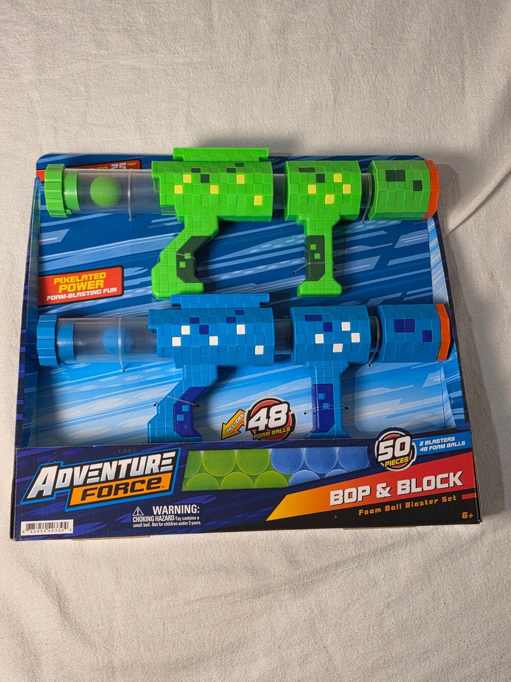 Adventure Force Bop & Block 2 Blasters 48 Balls